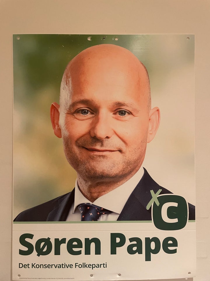 Valgplakat  Søren Pape  motiv: