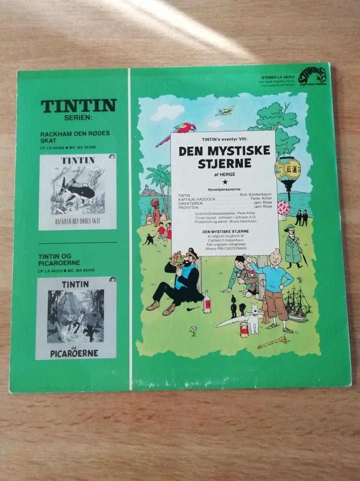 LP, TINTIN, DEN MYSTISKE STJERNE