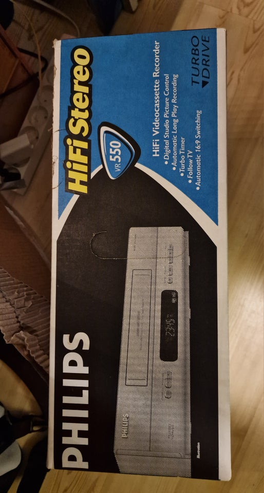 VHS videomaskine, Philips, Vr 550