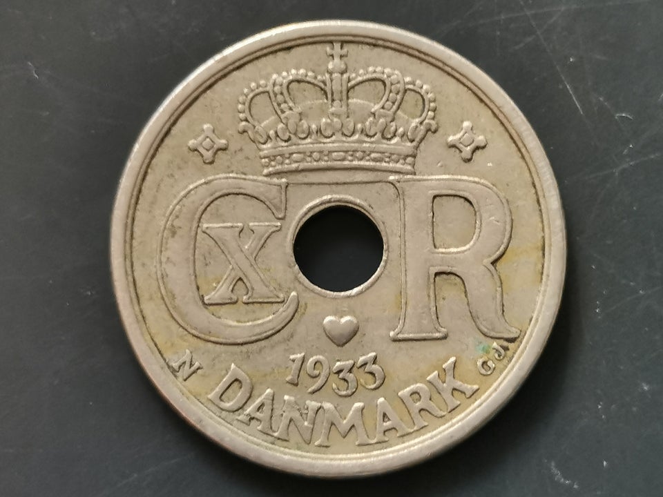 Danmark mønter 25 øre