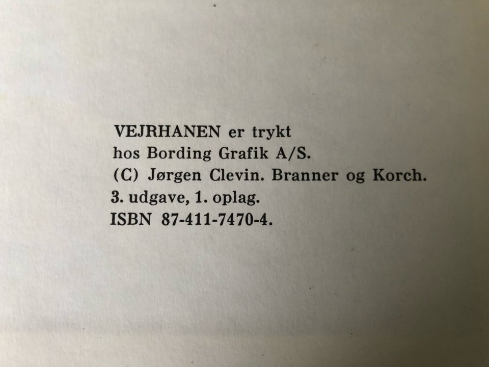 Bøger og blade, Jørgen Clevin