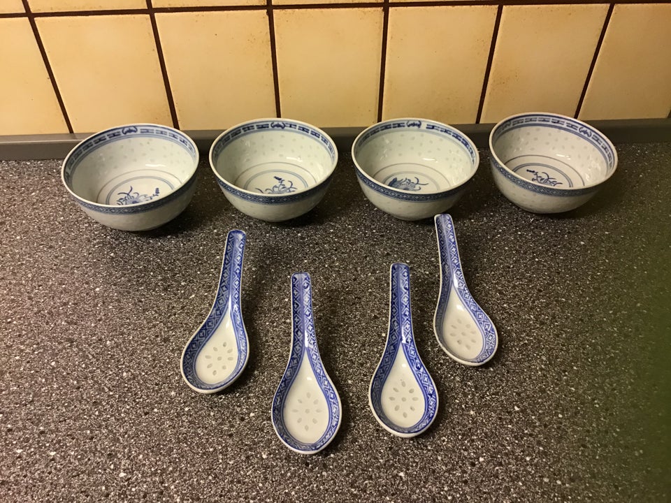 Porcelæn Kinaskåle Suppeskåle