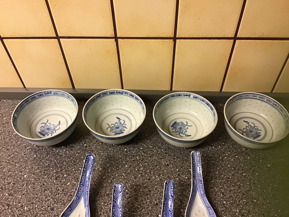 Porcelæn Kinaskåle Suppeskåle