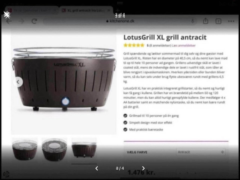 Bordgrill Lotusgrill XL