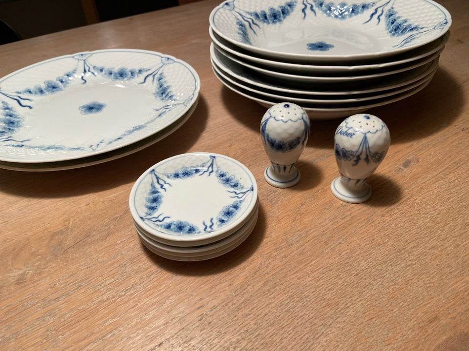 Porcelæn, 8 Tallerkner mm , Empire