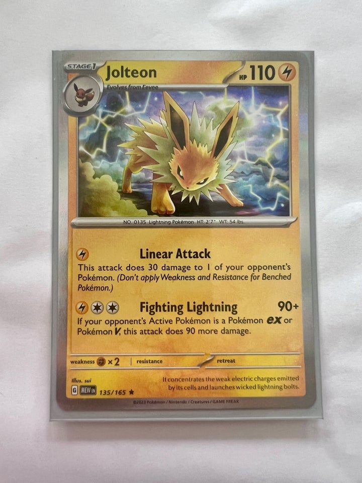 Samlekort, Jolteon holo