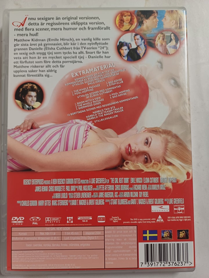 The Girl Next Door, DVD, komedie