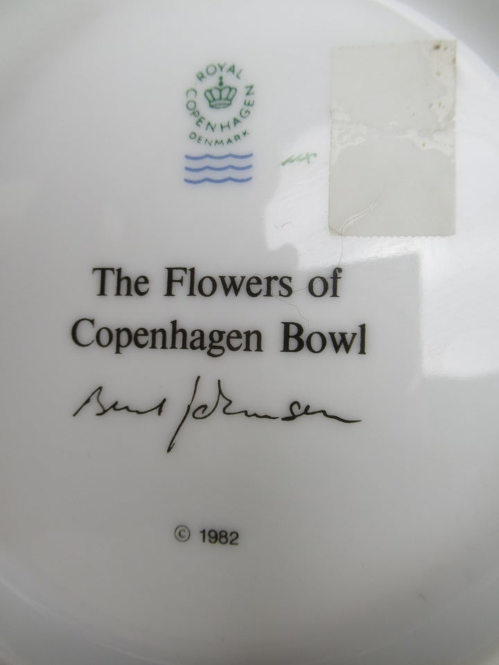 Stor Flower Of Copenhagen Skål