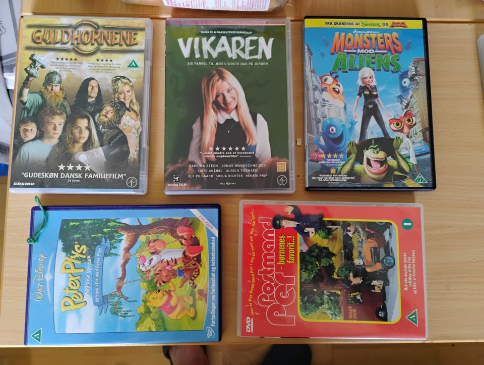 5 DivBørne- og ungdomsfilm, DVD,