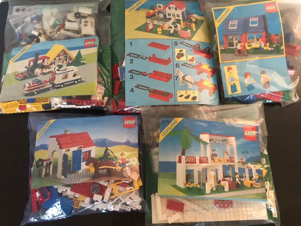 Lego andet 6370 + 6379 + 6388 + 6376 +