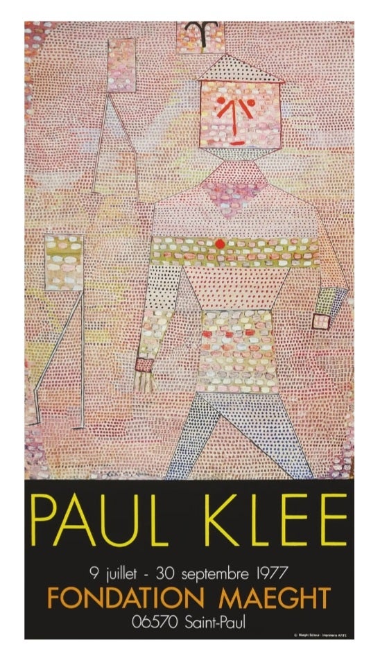 Galerie Maeght plakat Paul Klee