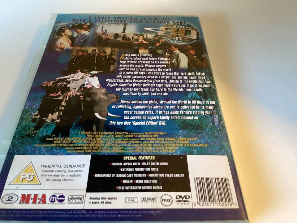 Around The World in 80 days , DVD,