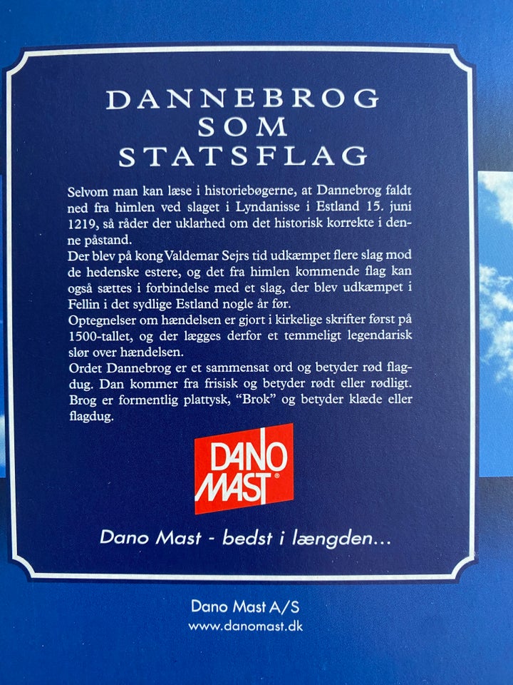 Flag, Dannebrog