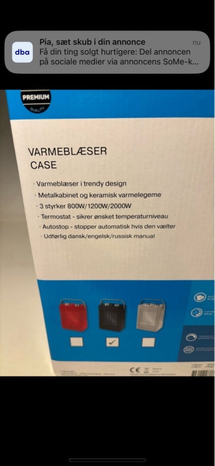 Varmeblæser