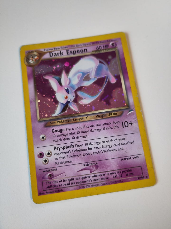 Samlekort, Dark Espeon, Pokemon