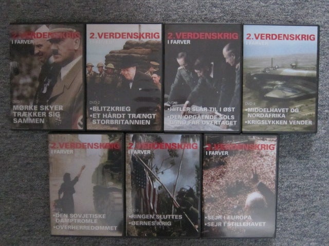 Anden verdenskrig i farver DVD