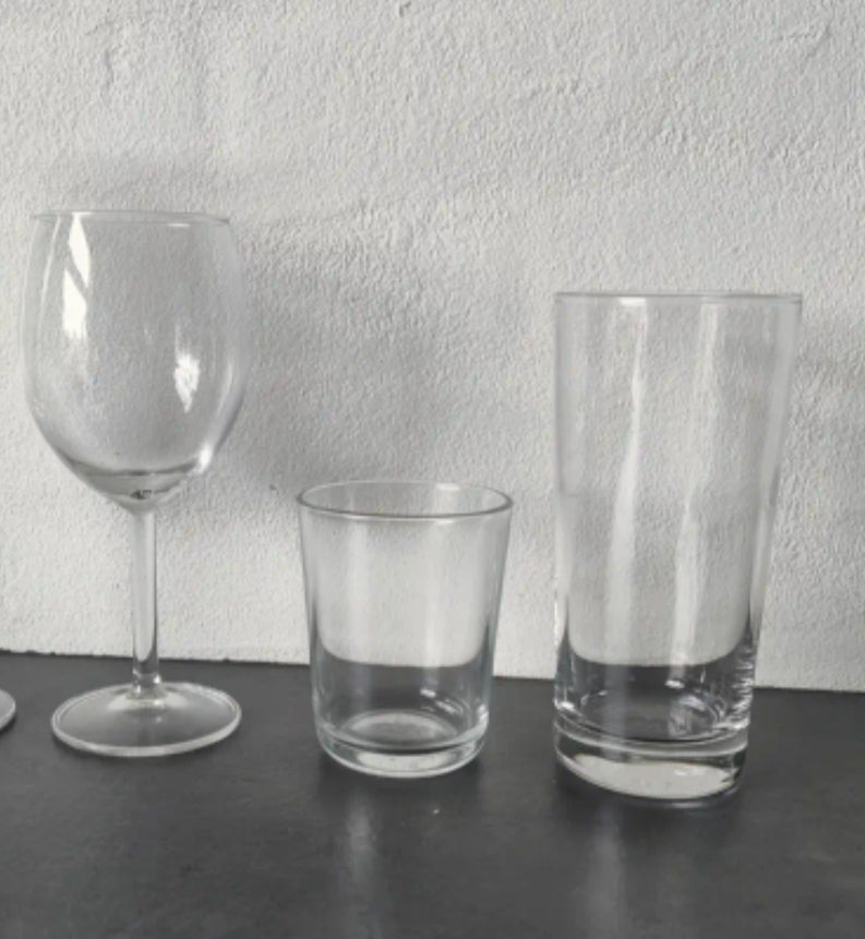 Glas IKEA vinglas og vandglas