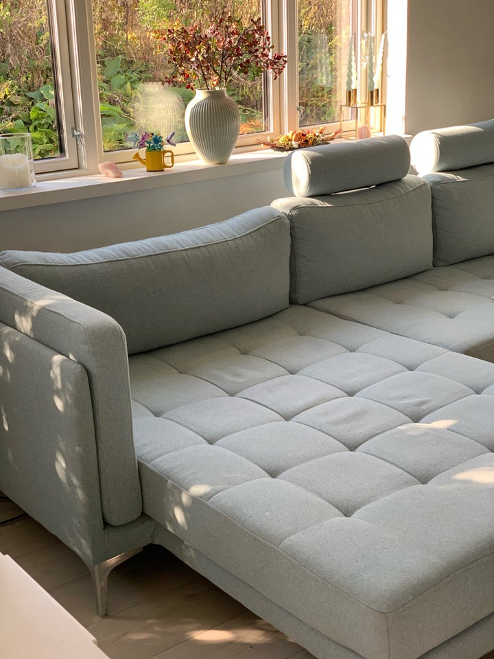 U-sofa, polyester, 7 pers.