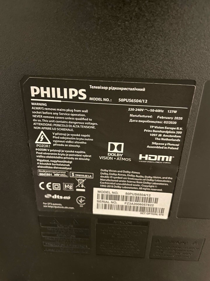 Philips, 50", Perfekt