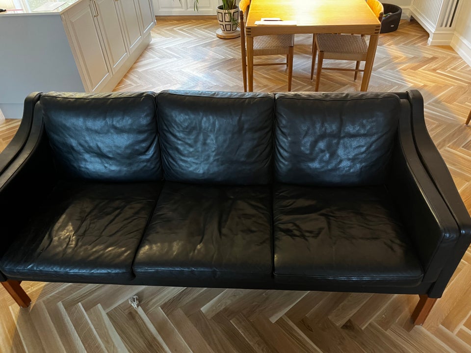 Lædersofa 3 + 2 personer