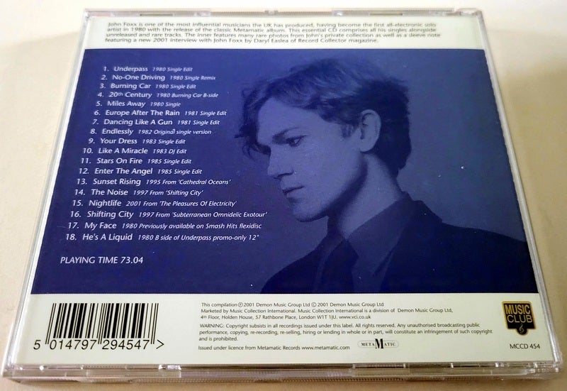 John Foxx: Modern art - The best of