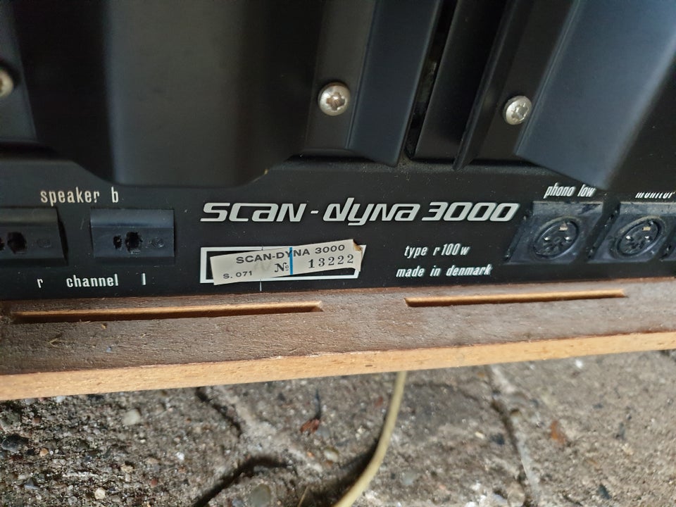 AM/FM radio Andet Scan Dyna 3000