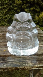 Glas Stor brevpresser/figur: