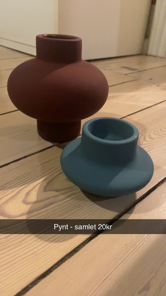 Lysestage, vase, Meraki