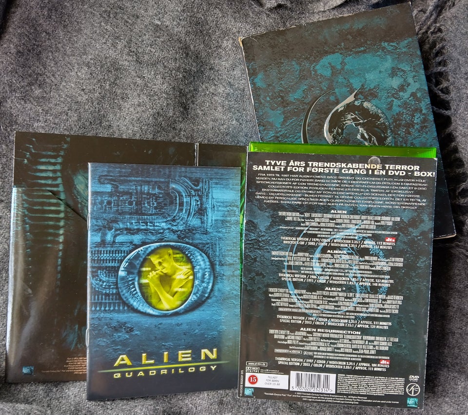 Alien Quadrilogy, DVD, action