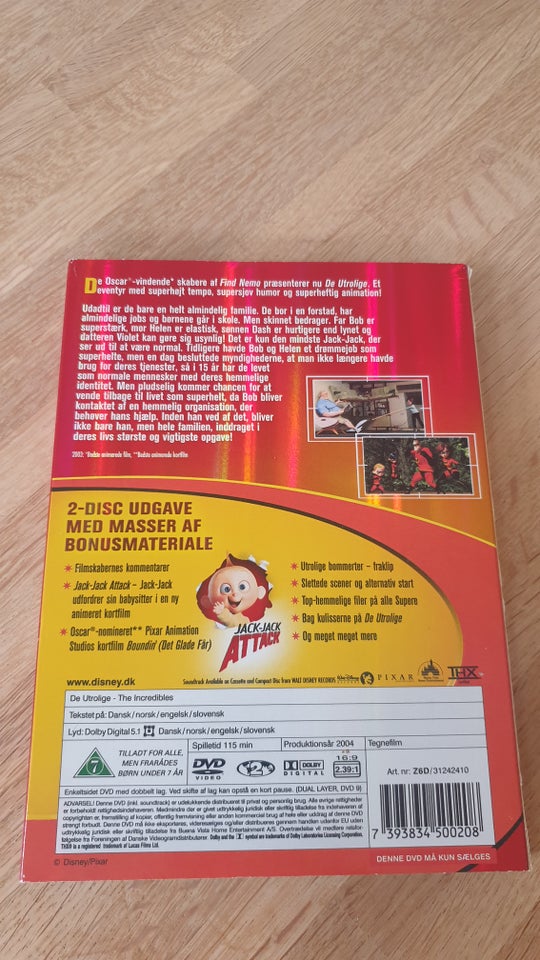 DE UTROLIGE (2-Disc Udgave)