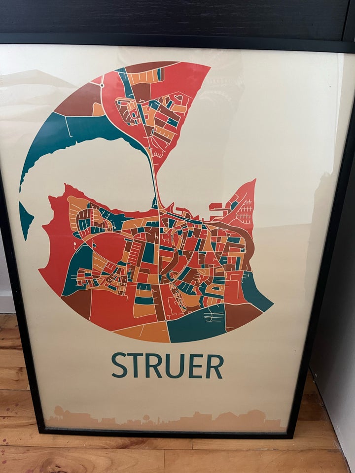 Litografi, Ukendt, motiv: Struer