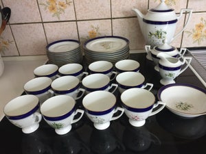 Porcelæn KAFFESTEL FIRKLØVER