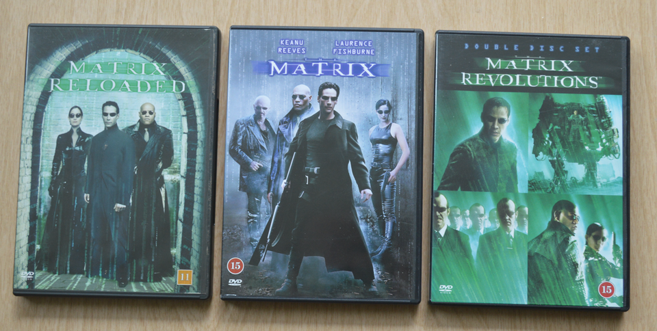 The Matrix, DVD, action