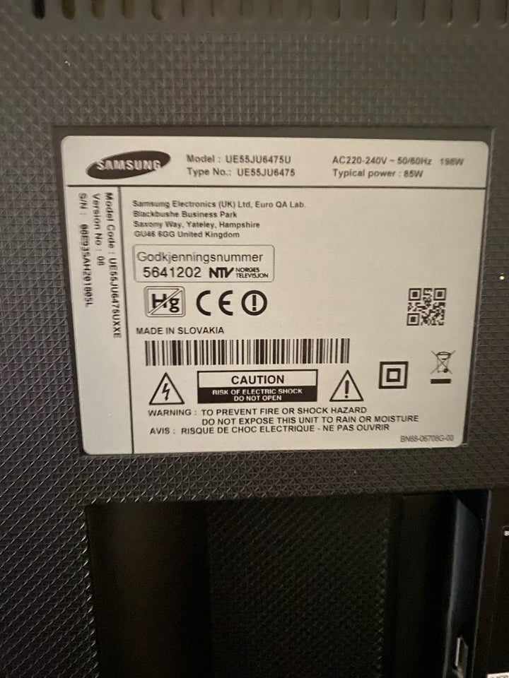 Samsung, ue55ju6475uxxe, 55"