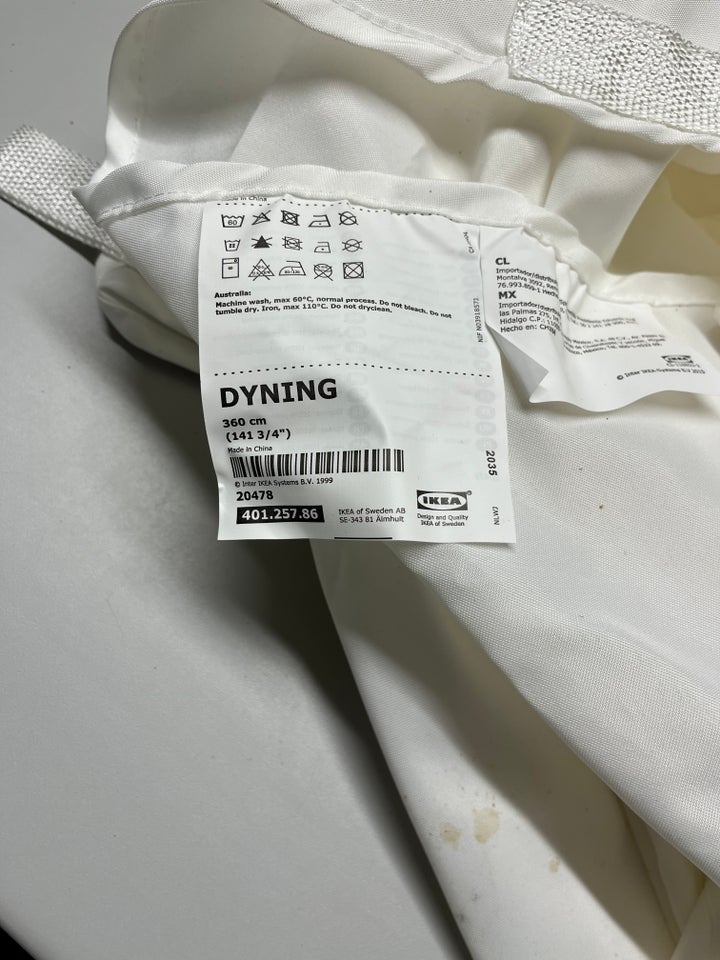 Solsejl, IKEA Dyning, Nylon