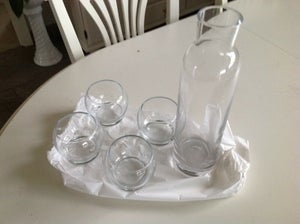 Glas KARAFEL og GLAS NORMANN