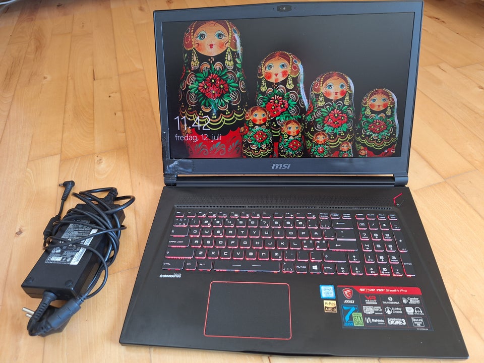 MSI GS73VR7RF stealth pro 280