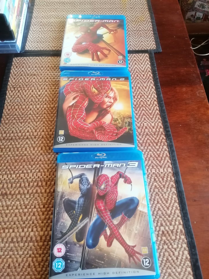 Spider-Man 1 2 og 3  Blu-ray