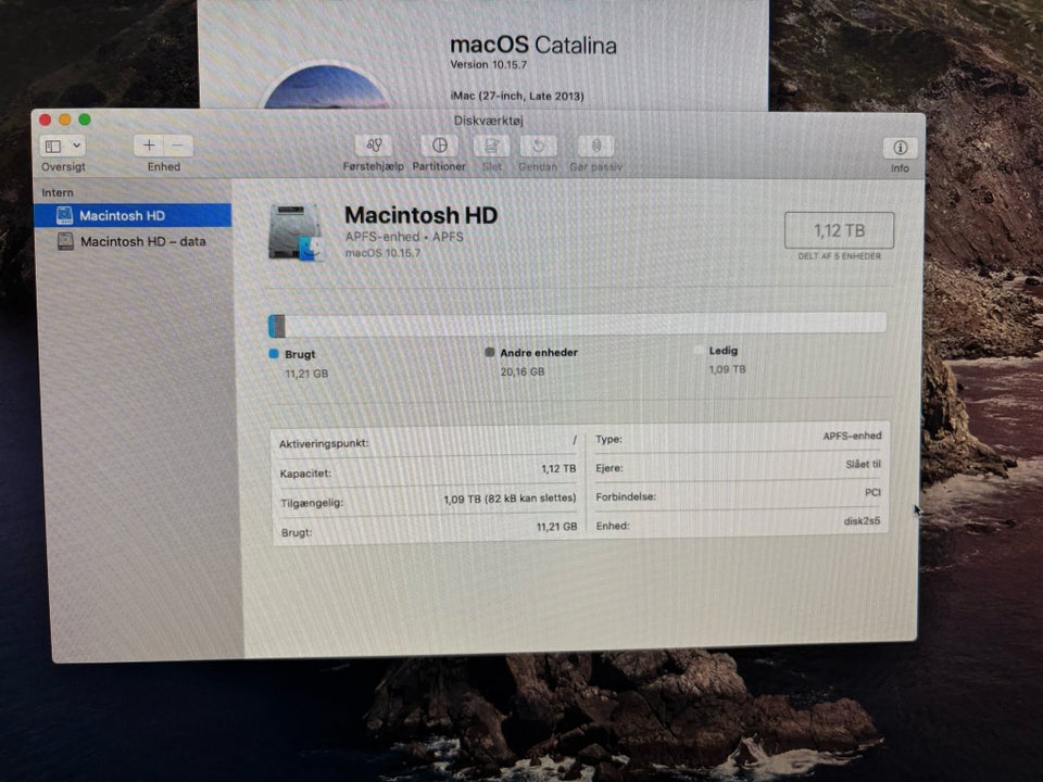 iMac, 27” Late 2013, 3,4 GHz