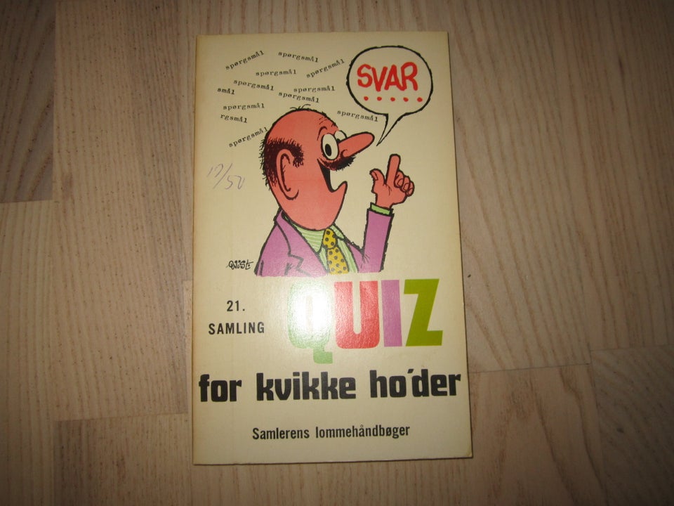 Quiz bøger -4 stk  anden bog