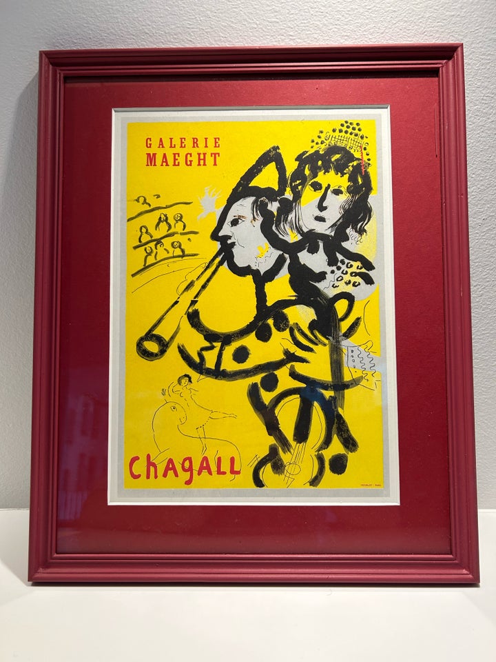 Litografi Marc Chagall motiv: Le