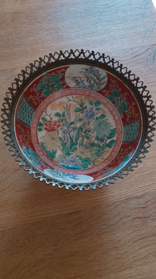 Antik japansk skål Porcelæn 150