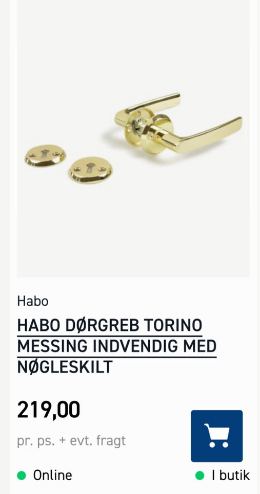 Dørgreb metal