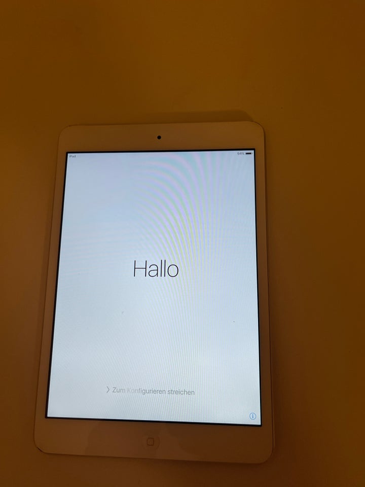 iPad mini, 16 GB, hvid