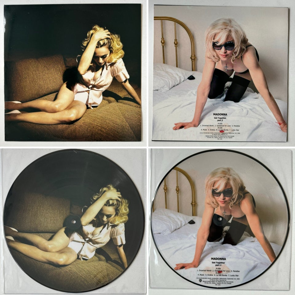 LP, Madonna, 3 PICTURE DISC