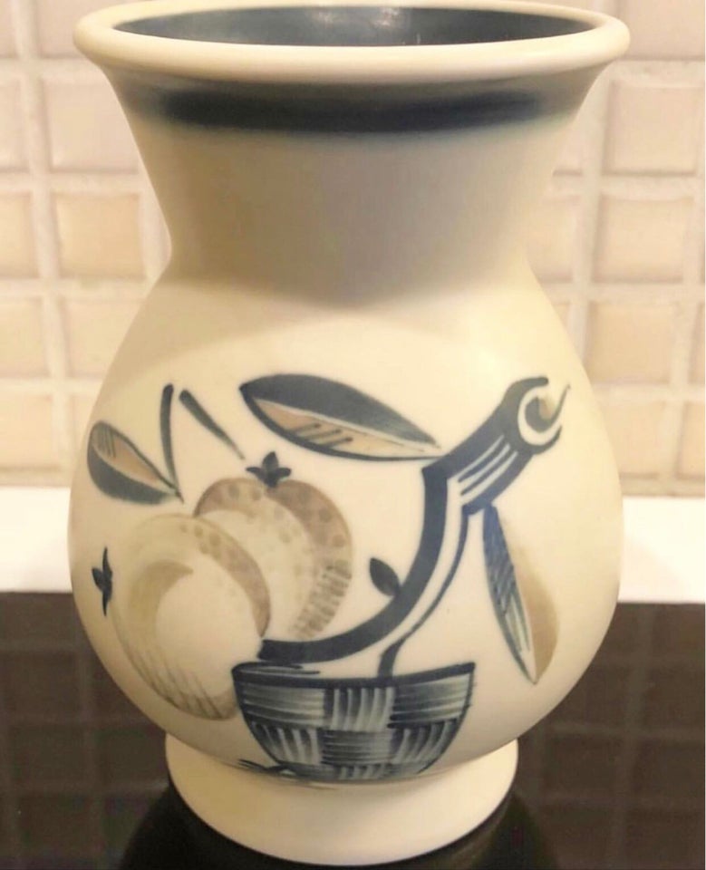 Porcelæn Vase Aluminia