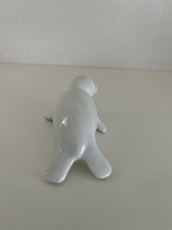 Fin porcelæns sæl, 10 cm