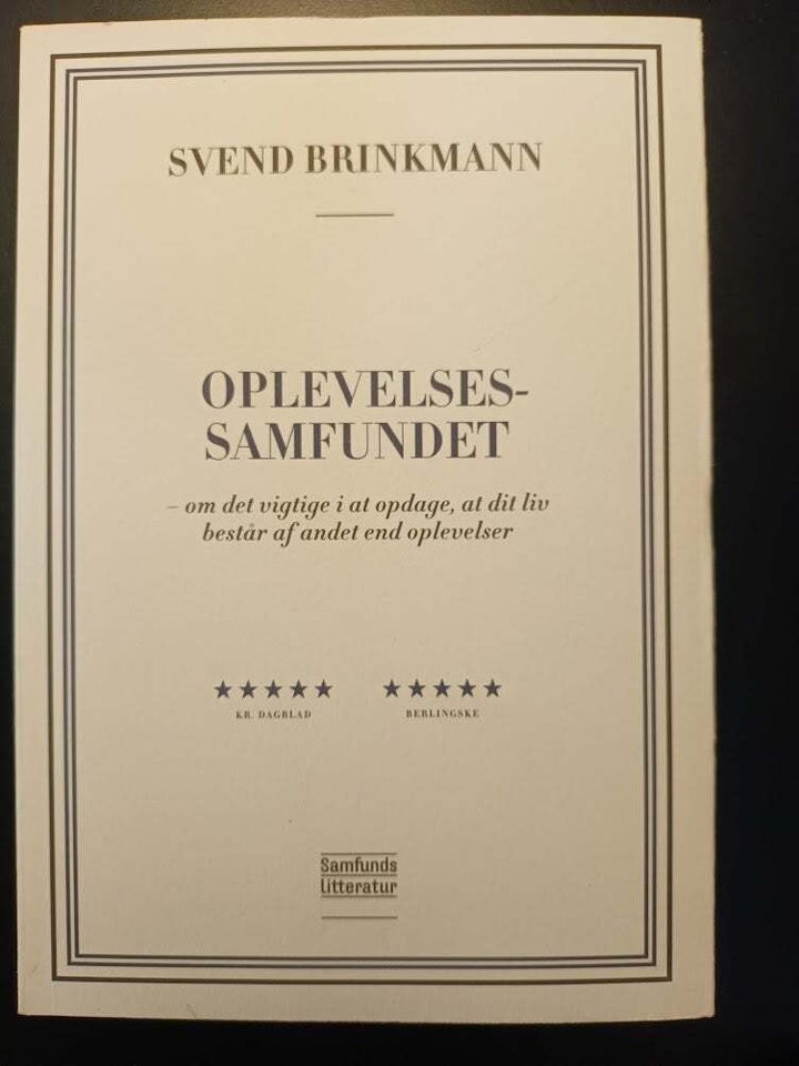 Oplevelsessamfundet Svend