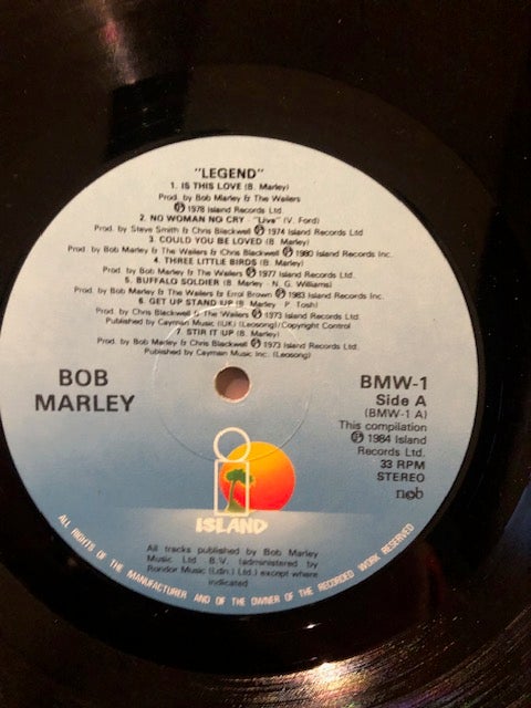 LP, Bob Marley  The Wailers, Legend