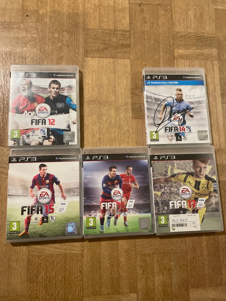 FIFA 12,14,15,16,17, PS3, sport